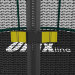 Батут с внутренней сеткой и лестницей 4 в 1 UNIX line Supreme Game 12 ft (green)