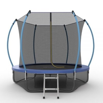 Батут с внутренней сеткой и лестницей + нижняя сеть EVO JUMP Internal 10ft (Blue) + Lower net