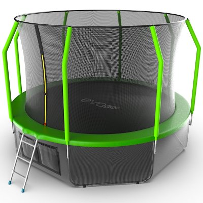 Батут EVO JUMP Cosmo 12ft (Green) + Lower net